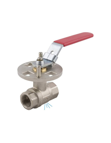 1 1/2 female shut-off valve with decompression hole - Aignep