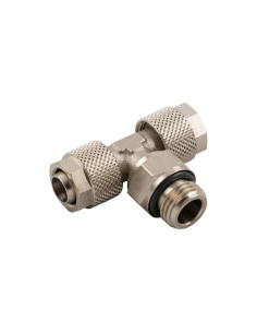 Adjustable T fitting male central thread 1/8 6/4 tube Series 1000 - Aignep | ADAJUSA