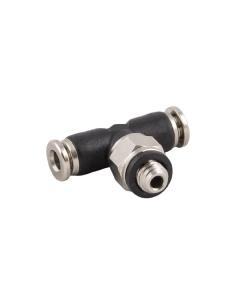 Conexão em T ajustável com rosca central M3 tubo de 2mm Série 56000 MINI - Aignep | ADAJUSA