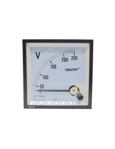 Voltímetro 96x96mm instrumento de bobina móvel DCVM96-250 | ADAJUSA | preço 2
