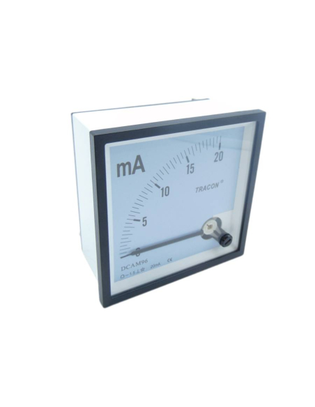 Amperímetro medição direta 20 mA 96x96mm instrumento de bobina móvel | ADAJUSA | preço