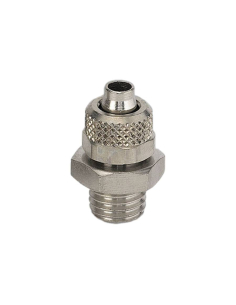 M5 male straight fitting tube 5/3 Series C - Metal Work | ADAJUSA