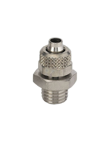 M5 male straight fitting tube 5/3 Series C - Metal Work | ADAJUSA