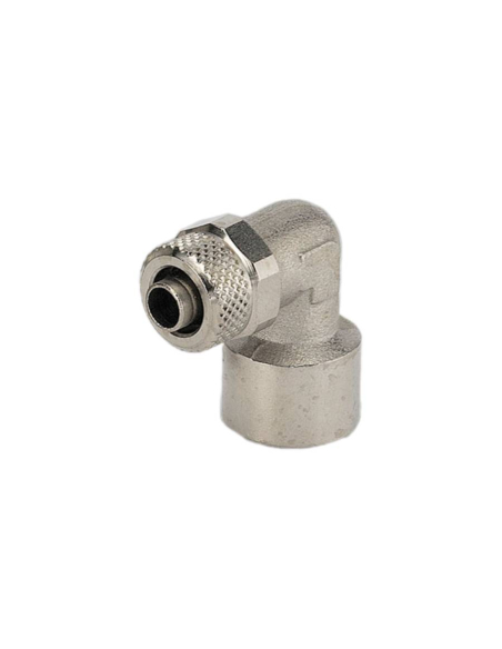 Female elbow fitting 1/8 tube 6/4 Series C - Metal Work | ADAJUSA