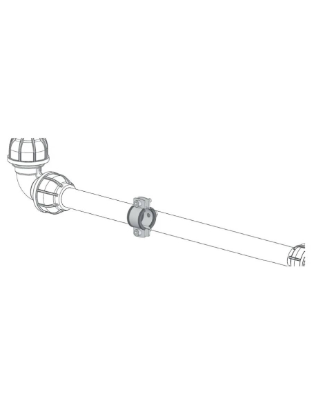 Steel fixing Clamp for 25mm tube Sicomat | ADAJUSA | price