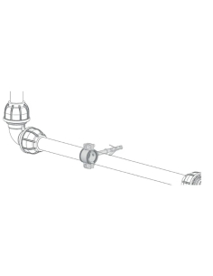 Steel fixing Clamp with 40mm tube plug Sicomat | ADAJUSA | price 2