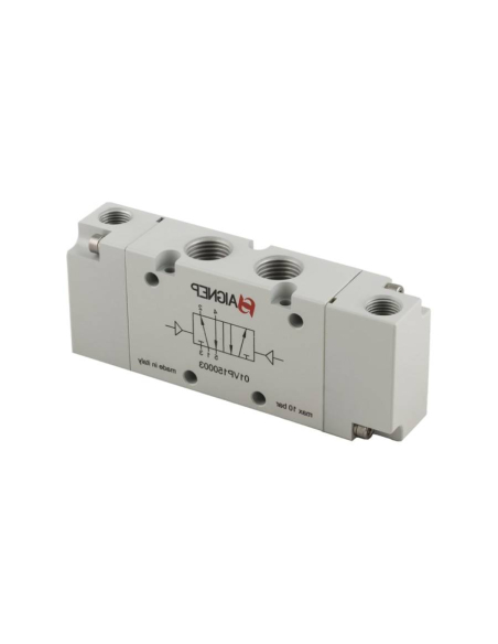 Válvula distribuidora pneumática 3/8 5 vias 3 posições Aignep | ADAJUSA | preço