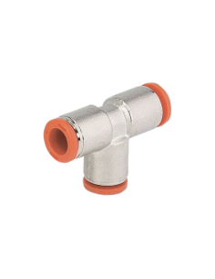 Intermediate T fitting for 4mm tube instantaneous - Metal Work | ADAJUSA