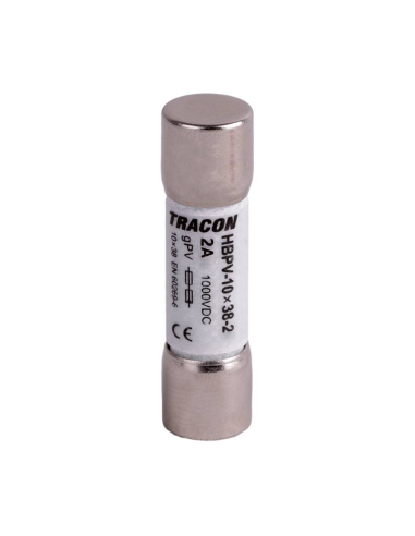 Fuse 10x38 2A for photovoltaic applications 1000Vdc