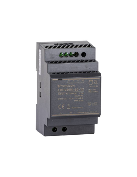 DIN rail Power supply 12 Vdc 4.5A 54W LDCVDIN-60-12 ADAJUSA | price