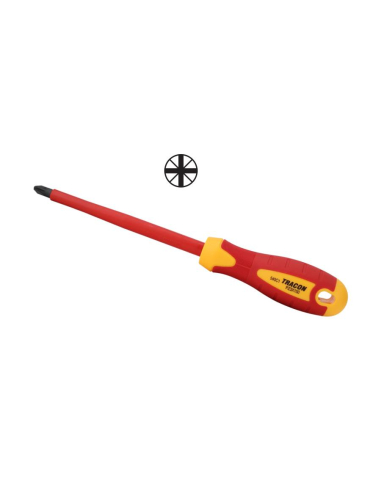 Chave de fenda Pozidriv PZ3x150mm isolamento VDE 1000V