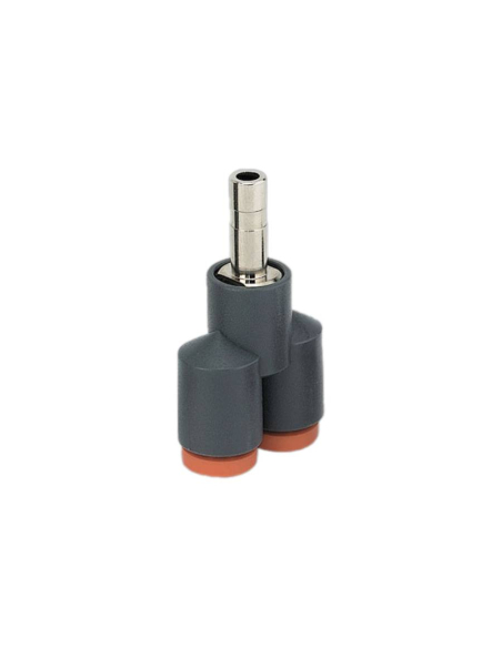 Intermediate Y fitting tube 8 with adapter 8 technopolymer - Metal Work | ADAJUSA