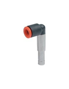 Conexão tubo L 8mm com espiga longa em tecnopolímero 8mm - Metal Work | ADAJUSA