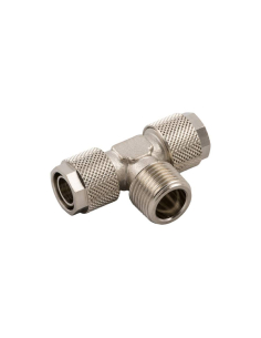 T-piece conical central thread 1/4 tube 8/6 Series 1000 - Aignep | ADAJUSA