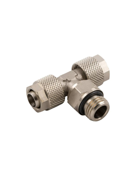 Adjustable T-fitting male central thread 1/8 tube 8/6 Series 1000 - Aignep | ADAJUSA