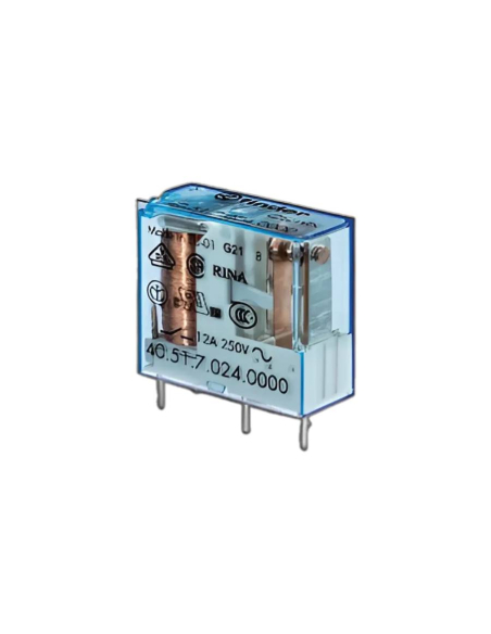 Miniature relay 1 contact 12Vac 12A 40.51.8.012 FINDER ADAJUSA | price