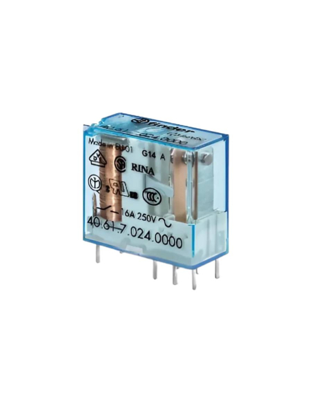Relé miniatura 1 contato 12Vdc 16A 40.61.7.012 FINDER ADAJUSA | preço