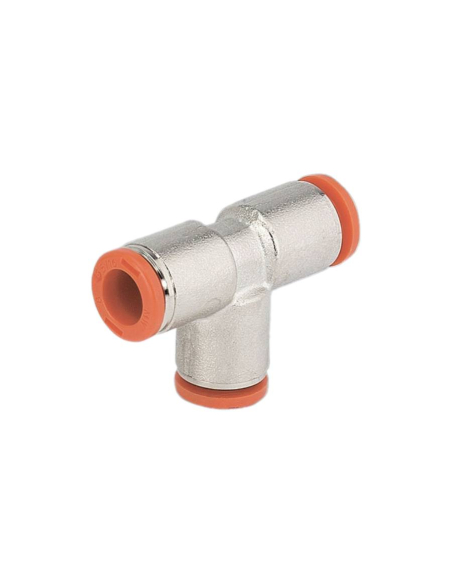 Intermediate T fitting for 8mm tube instantaneous - Metal Work | ADAJUSA