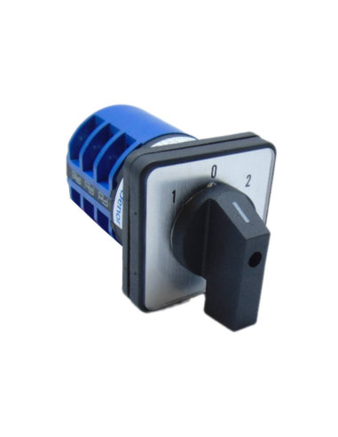 2 position switch with stop (1-0-2) 20A 3 poles