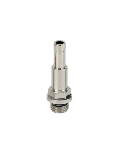 Adaptador automático estendido macho cilíndrico 3/8 para tubo de 8 mm - Metal Work