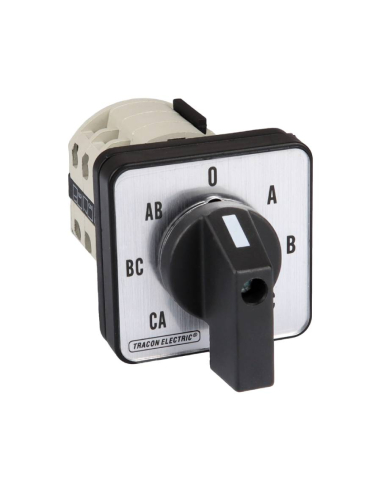 Phase-phase/phase-neutral voltage voltmeter switch