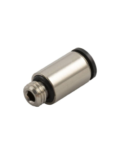 Conexão macho reta com hexágono interno M5 tubo 6mm Série 56000 MINI - Aignep | ADAJUSA