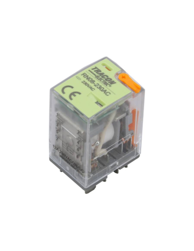 Relé miniatura 12Vdc 2 contatos 12A indicação luminosa