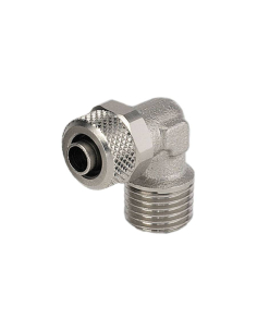 Male conical elbow fitting 1/4 tube 8/6 Series C - Metal Work | ADAJUSA