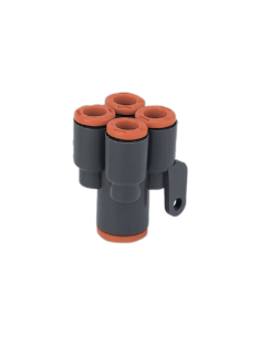 Racor duplo Y diâmetro da entrada 6 diâmetro de saída 4 - Metal Work