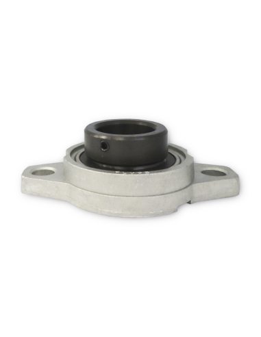 Suporte oval em alumínio com rolamento excêntrico em aço eixo 35mm UFL007 - ISB