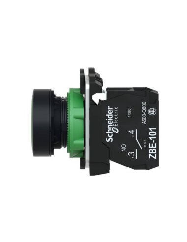 Botão de descarga na verde XB5 SCHNEIDER : ADAJUSA : preço