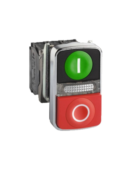 Double pulse green-red light 24V XB4 SCHNEIDER | ADAJUSA : price