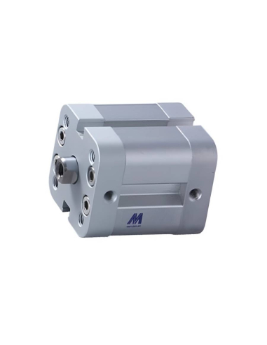 Cilindro pneumático compacto 63x20mm haste fêmea de dupla ação ISO 21287 - Mindman