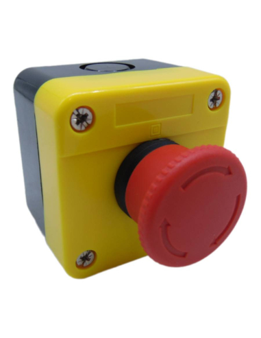 Caixa de botões botão de paragem de emergência diâmetro 40mm XAL-J174 : ADAJUSA : preço
