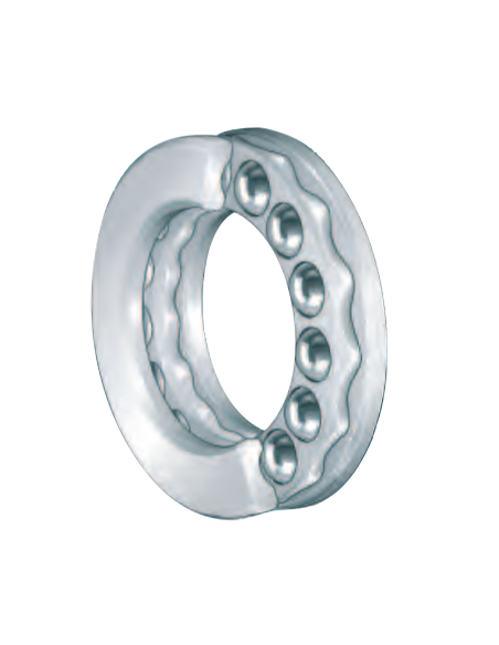 simple effect axial ball bearing 51406 30x70x28mm - FAG | ADAJUSA | price