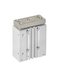 Double guide pneumatic cylinder 16x150mm double acting sliding bushing compatible SMC - Mindman | ADAJUSA | price 2