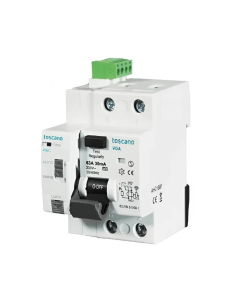 2-pole, 63A, 30mA, A-SI, Toscano self-resetting RCD | ADAJUSA | price