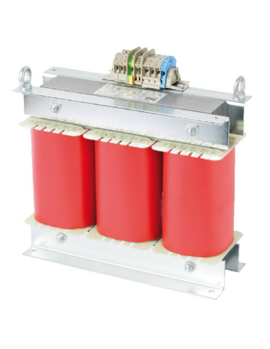 Three-phase transformer 30KVA 400/400+N ultra insulation delta-star IP00 YL Series