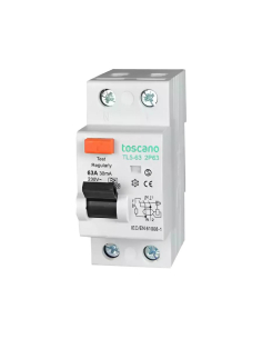 Superimmunized Class A 2-Pole 40A 300mA Differential Circuit Breaker VDA Toscano | ADAJUSA