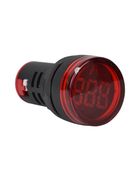 22mm red circular digital panel voltmeter AD16-22DSV | ADAJUSA | price