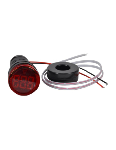 0-100 Painel Digital Ammeter Circular 22mm 2