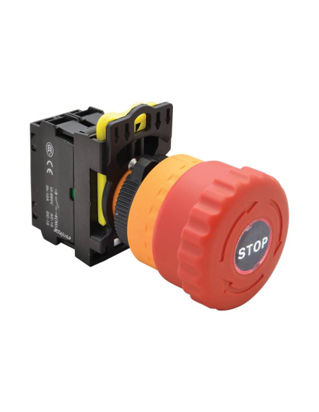 Botão de emergência iluminado de 40 mm em plástico NYG3-ETR | ADAJUSA | preço