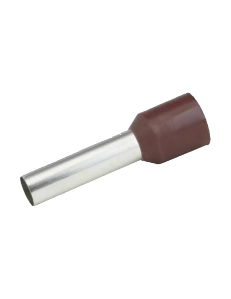 Pre-insulated hollow ferrules (100-unit bag), brown hollow insulated ferrules for 35mm cables | ADAJUSA | Price