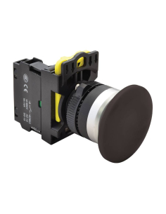 Botão de pressão cogumelo preto 40mm em plástico NYG3-MBK | ADAJUSA | preço