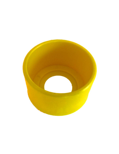 Colar de proteção com botão de pressão fechado