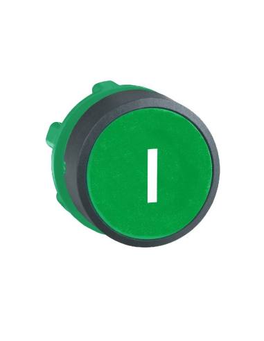Cabeça do botão de pressão verde (inscrição "I") Harmony XB5 - SCHNEIDER