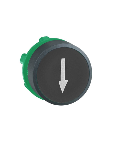 Black flush push button head with arrow XB5 SCHNEIDER : ADAJUSA : price