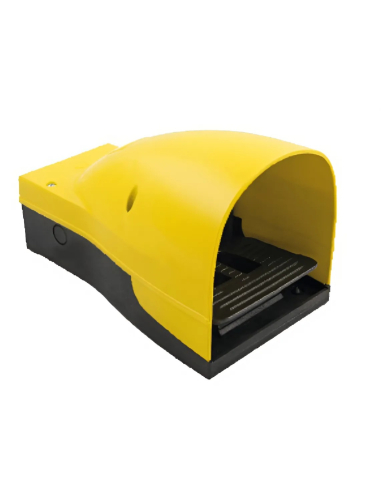 Pedal pneumático 1/4 5/2 monostable com cobertura de proteção - Aignep