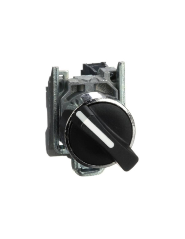 Interruptor seletor de metal de 2 posições 1 contacto NA Harmony XB4 - SCHNEIDER