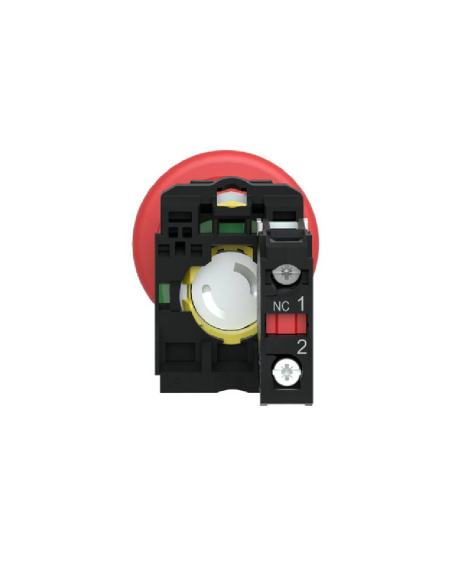 Botão de paragem de emergência vermelho cogumelo Ø40 push-pull XB5 SCHNEIDER | ADAJUSA : preço